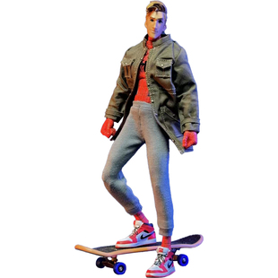 现货1/12 6寸平行宇宙蜘蛛侠千值练SV彼得帕克大衣套装布衣配件包