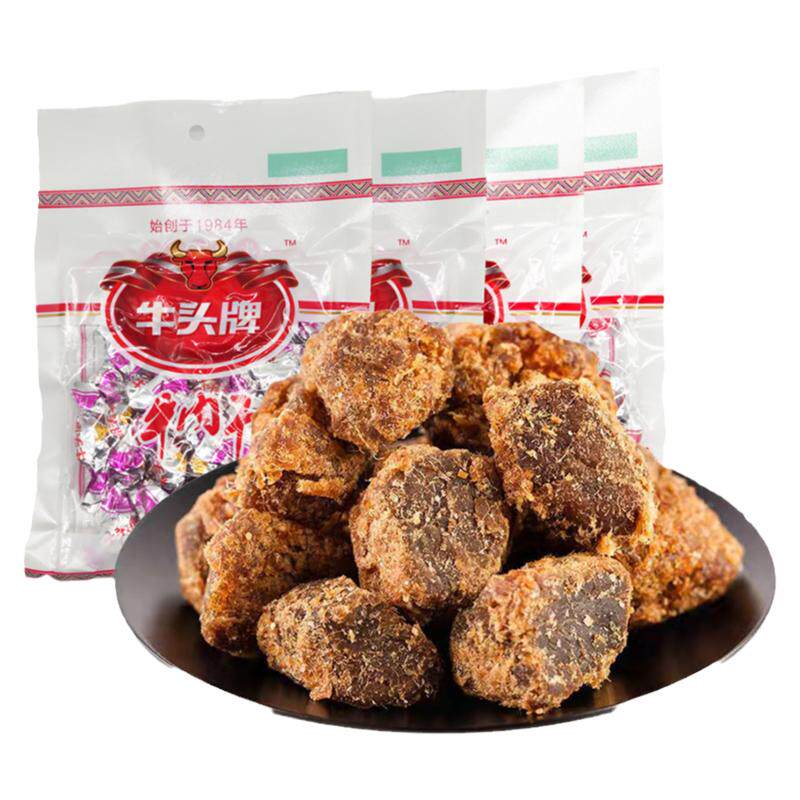 贵州特产牛头牌牛肉粒102g*3袋