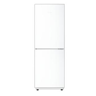 美的195超薄双开两门家用小户型宿舍出租屋节能省电白色电冰箱