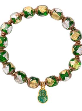 福录五行系列金沙琉璃手串男女款