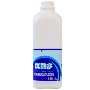 鲜活优酪多浓缩乳酸菌益生菌浓浆饮品饮料酸奶原味1.1L优酸乳商用