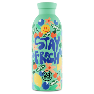 24bottles意大利品牌26新品高颜值不锈钢吸管保温杯冷水杯咖啡杯