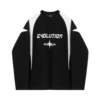 MRCYC韩版宽松撞色圆领卫衣