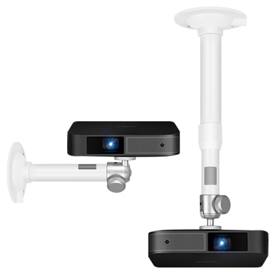 投影仪支架白色升级款万向伸缩