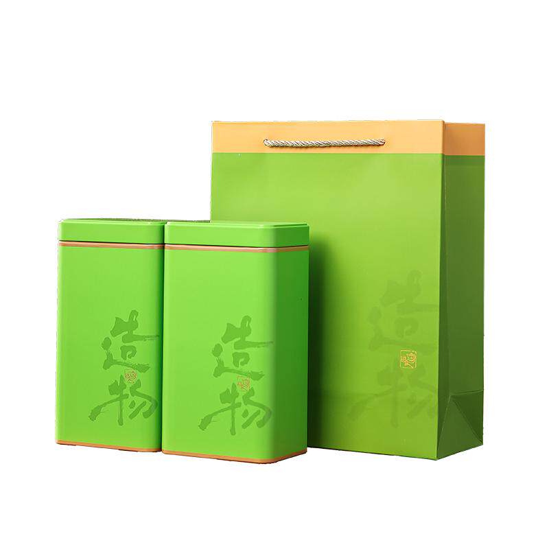 龙井茶叶罐铁罐一斤装茶叶包装盒