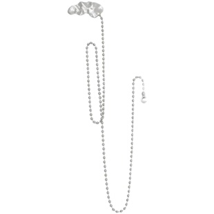 披荆斩棘的哥哥言承旭同款银河星烁胸针链潮酷时尚长钢珠项圈挂饰