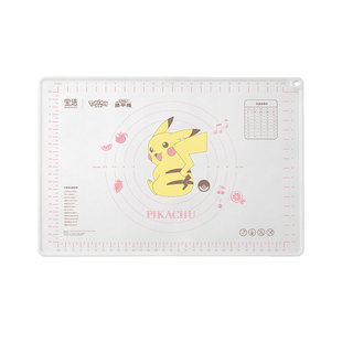 宝选硅胶揉面垫加厚抗菌食品级擀面杖家用三件套烘焙面板和面垫子