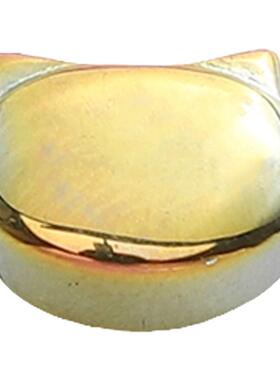 玻璃水晶幻彩猫头串珠diy发簪