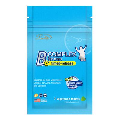 Lovita爱维他 美国男性缓释型活力B族素食胶囊旅行包 7粒