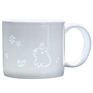 景德镇陶瓷杯高档玲珑马克杯高颜值咖啡杯情侣杯办公室家用喝水杯