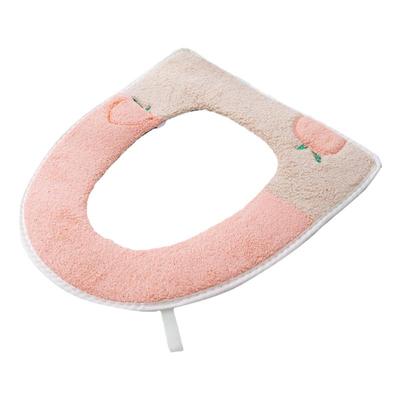 毛绒粘扣式加厚四季通用马桶垫