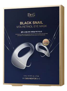 Dr.G蒂迩肌滋润修护黑蜗牛维他A醇馥蕾诗眼贴5ml*5片正品