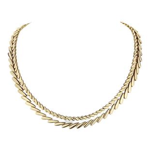 【热巴同款】RC Retro Chic意大利复古时尚首饰 麦穗项链美拉德