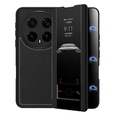 适用于荣耀magic8真皮磁吸手机壳