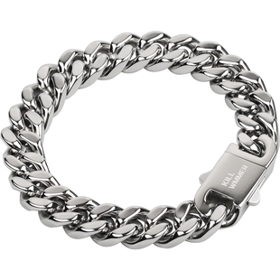 钛钢古巴手链男款潮流男生高级感不掉色嘻哈美式男士古巴链子男潮