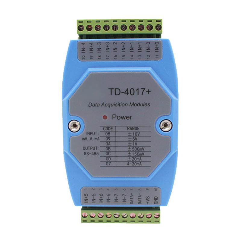 热电偶转485采集模块K型 热电阻PT100温度信号输入Modbus RTU协议