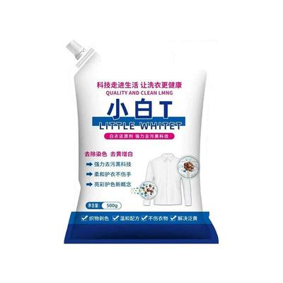 白衣卫士小白t还原剂洗衣粉白色衣服串色染色恢复去渍去黄漂白剂