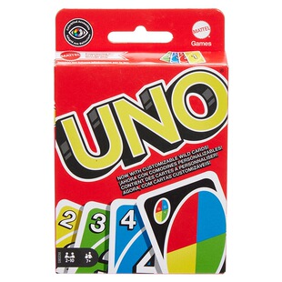 正版UNO欢乐纸牌乌诺联名Flip双面翻转塑封防水游戏卡桌游扑克牌