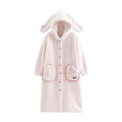 芬腾珊瑚绒女士可爱家居服