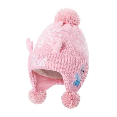 艾莎公主女童帽子护耳帽加绒保暖