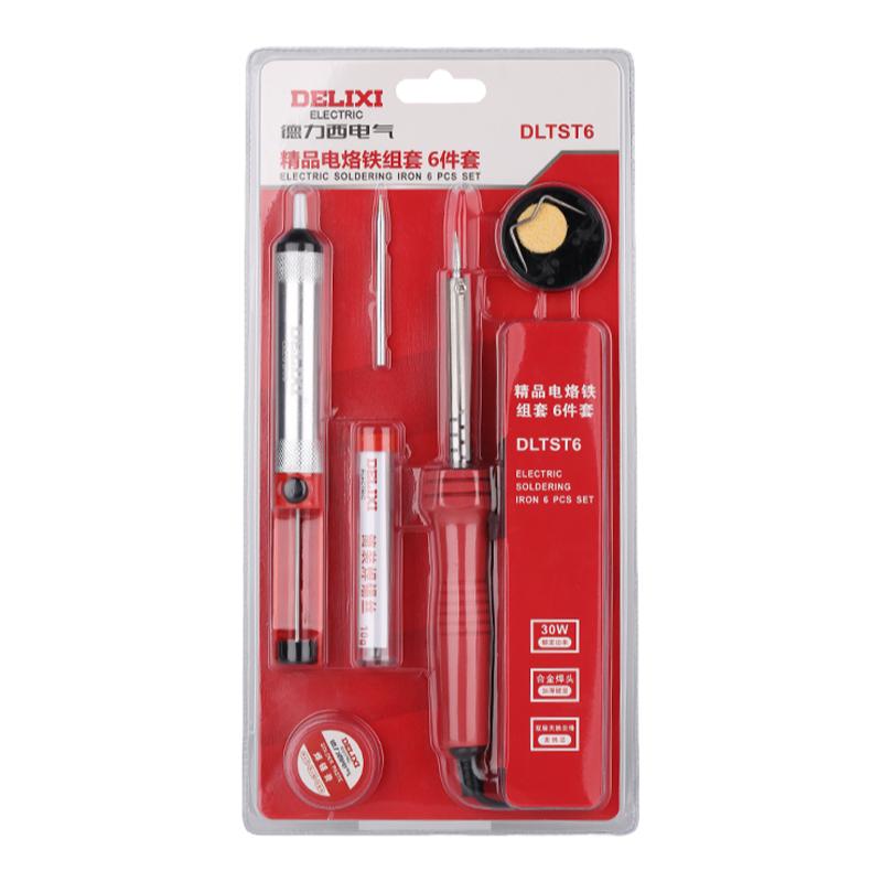 德力西官方电烙铁焊接30W60W小型迷你家用锡焊恒温可调温电烙铁