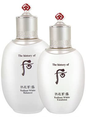 whoo后拱辰享雪玉凝系列水乳2/3件套盒装