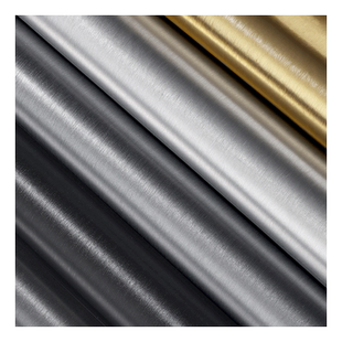 特厚金属膜贴纸自粘防水电梯门冰箱橱柜翻新改色纸拉丝不锈钢贴膜