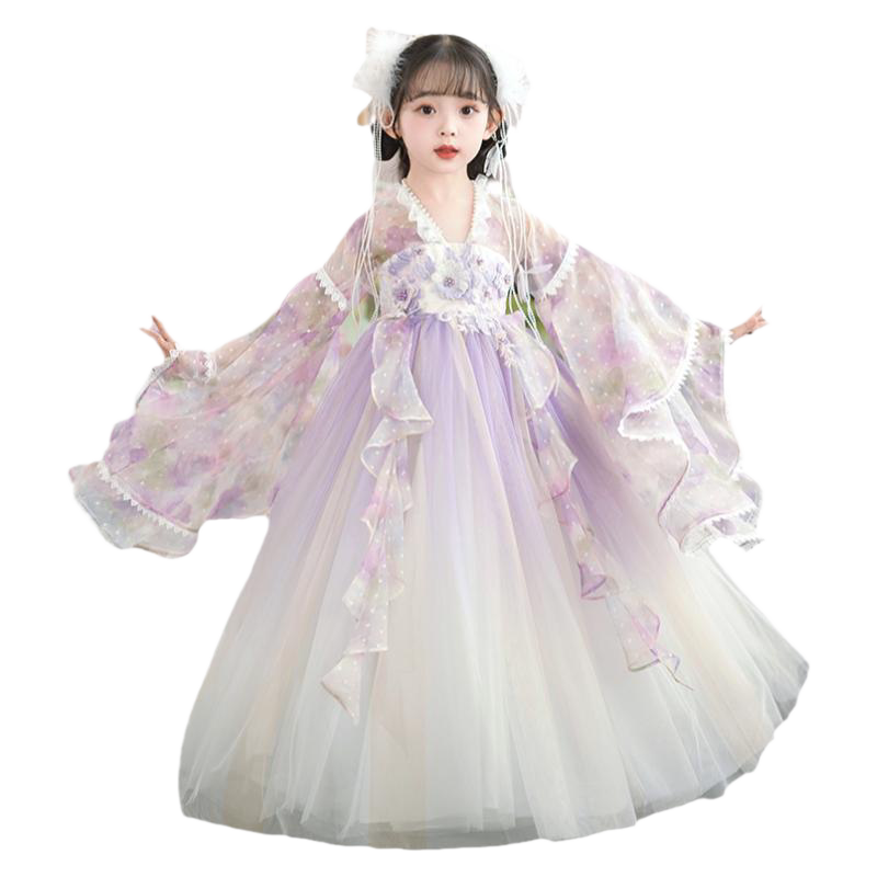 儿童旗袍女童秋冬款古风唐装