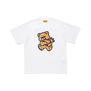 HUMAN MADE 联名款 FW26 小熊印花图案圆领短袖T恤 男女同款
