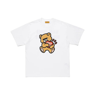 HUMAN MADE 联名款 FW26 小熊印花图案圆领短袖T恤 男女同款