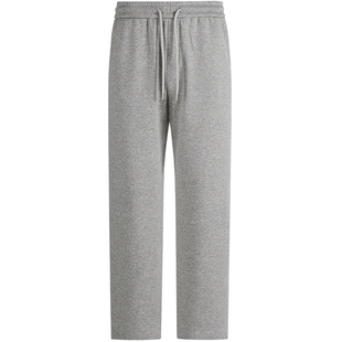 REDCHARCOAL红炭灰色卫裤男冬季美式裤子新款宽松男士直筒运动裤