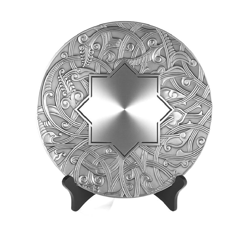 皇家雪兰莪ROYAL SELANGOR 阿提雅盘子奖牌定制奖牌刻字锡手工盘