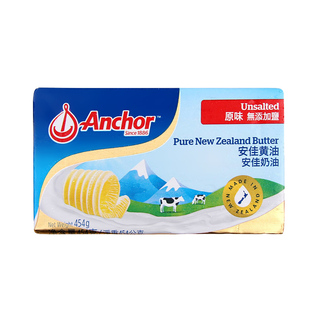 安佳黄油454g烘焙动物淡味黄油家用煎牛排专用小包装非无盐商用
