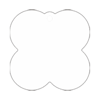 新年异形空白书签学生手工材料