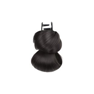 短发过渡期低丸子头鸡毛毽子头假发抓夹女饱满后脑勺盘发神器发夹