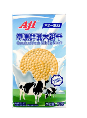 AJI鲜乳儿童零食牛奶味大饼干
