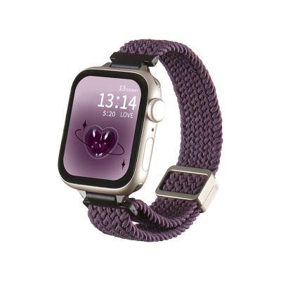 学长家创意编织回环磁吸表带女生