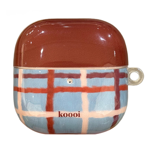 适用华为freeclip2耳机套freebuds7i韩系ins撞色条纹6i吊坠苹果airpods4带挂件三星buds2无线蓝牙pro4硅胶套