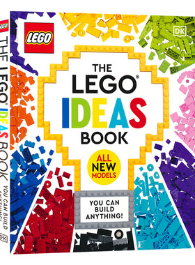 The Lego Ideas Book 乐高灵感大全 DK乐高游戏手册  乐高积木建造指南  益智活动 创造力 逻辑思维 6-9岁 英文原版进口图书