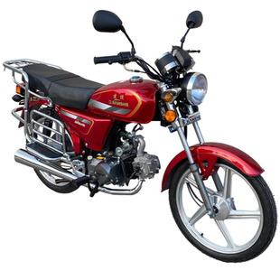 100公里12元建设弯梁直梁70燃油助力代步老人小摩托车110排量48cc