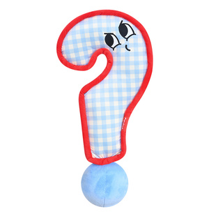 PAPAHUG 沙发抱枕睡觉长条抱枕床头靠垫靠背腰枕靠枕问号玩偶公仔