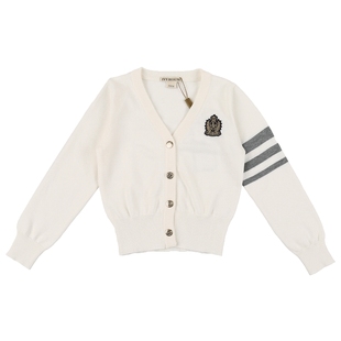 IVY HOUSE常春藤儿童装女童针织外套春秋新款 毛衣洋气jk裙亲子装