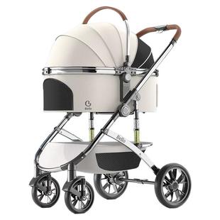 Bello L11中大型高端宠物推车铝合金减震高档外出狗狗推车可分离