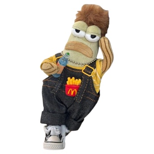 泡泡玛特比奇堡的居民衣服新年丑鱼娃衣呆呆鱼打工鱼瘫瘫配饰玩偶