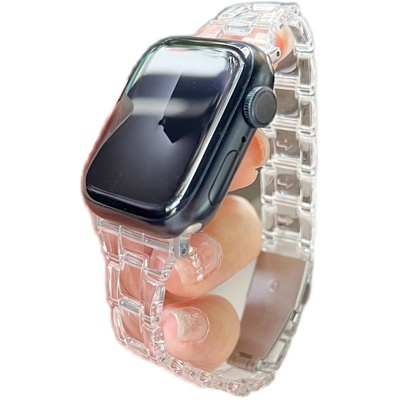 适用WatchS11表带亚克力细透明SE