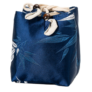 画续随身快客杯套袋子布袋手提袋主人杯收纳袋旅行户外便携包袋