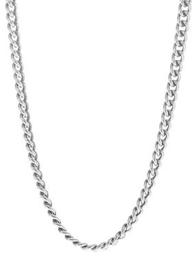 【自营】KING BABY银素链925银个性男女项链纯银白金正品银项链