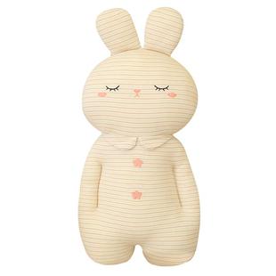 纯棉布娃娃小兔子玩偶睡觉抱枕女孩婴儿睡眠安抚公仔熊玩具可啃咬