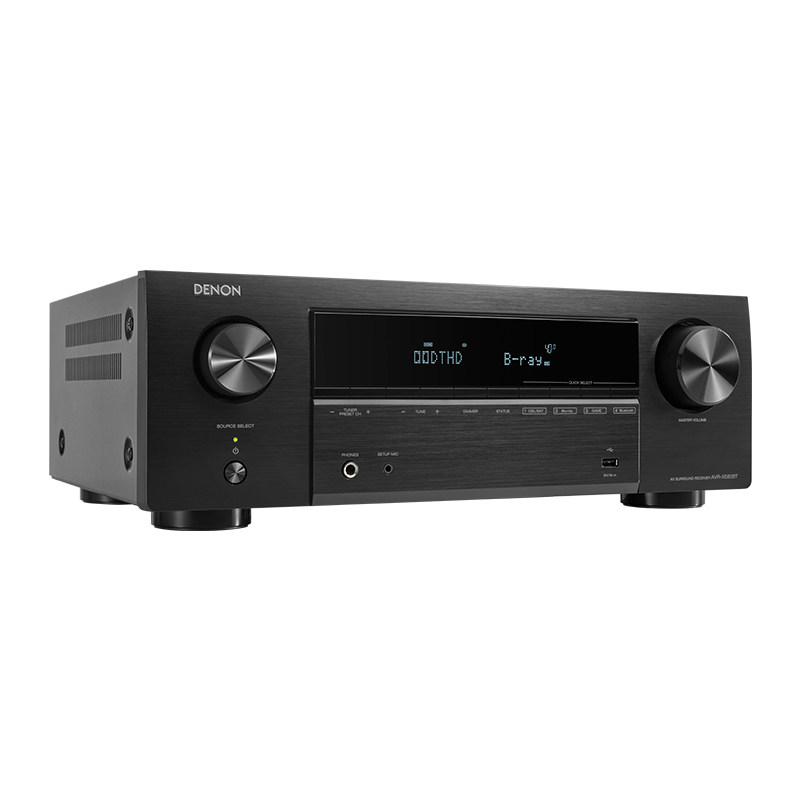DENON/天龙AVR-X580BT家用8K家庭影院5.2声道AV功放机大功率蓝牙