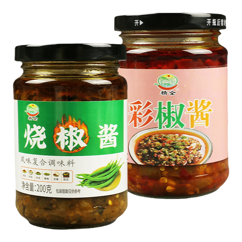 炭烧椒酱饭菜彩椒酱蘸料